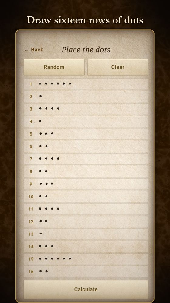 Dots screen
